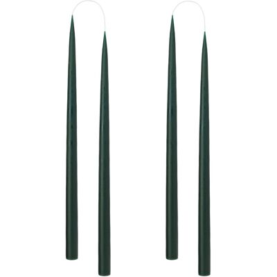 Kunstindustrien Hand Dipped Candles, 4 Pack ONE SIZE FORREST GREEN ONE SIZE Kunstindustrien Hand Dipped Candles, 4 Pack ONE SIZE FORREST GREEN ONE SIZE