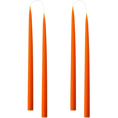 Kunstindustrien Hand Dipped Candles, 4 Pack ONE SIZE ORANGE ONE SIZE Kunstindustrien Hand Dipped Candles, 4 Pack ONE SIZE ORANGE ONE SIZE