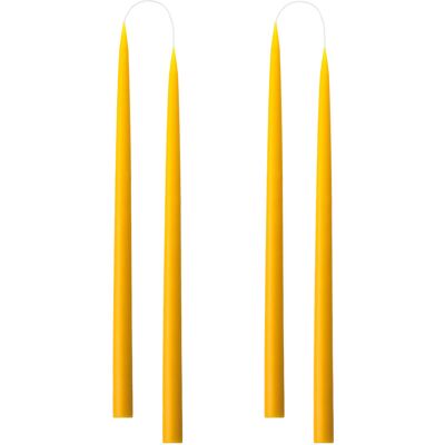 Kunstindustrien Hand Dipped Candles, 4 Pack ONE SIZE YELLOW ONE SIZE Kunstindustrien Hand Dipped Candles, 4 Pack ONE SIZE YELLOW ONE SIZE