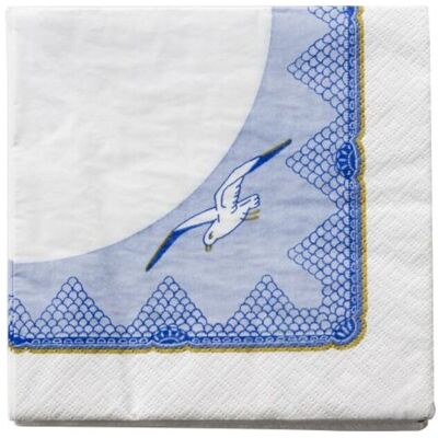 Kunstindustrien Classic Napkins, 33X33 Cm, 20 Pcs. 33X33CM SEAGULLL 33X33CM Kunstindustrien Classic Napkins, 33X33 Cm, 20 Pcs. 33X33CM SEAGULLL 33X33CM