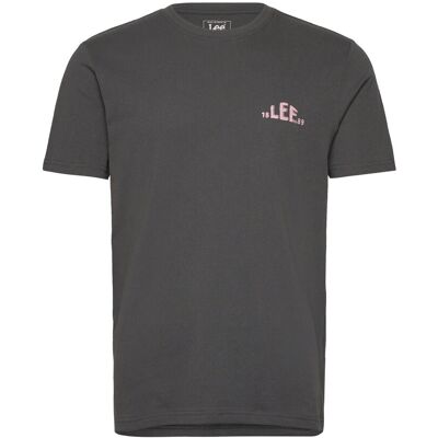 Lee Jeans Regular Logo Tee S WASHED BLACK S Lee Jeans Regular Logo Tee S WASHED BLACK S