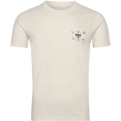 Lee Jeans Essential Graphic Tee XXL ECRU XXL Lee Jeans Essential Graphic Tee XXL ECRU XXL