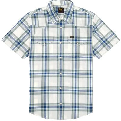 Lee Jeans Ss Western Shirt XL x 00 DESERT SAGE PLAID XL x 00 Lee Jeans Ss Western Shirt XL x 00 DESERT SAGE PLAID XL x 00