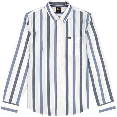 Lee Jeans Lee Button Down XL x 00 TONAL RIVET NAVY STRIPE XL x 00 Lee Jeans Lee Button Down XL x 00 TONAL RIVET NAVY STRIPE XL x 00