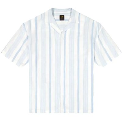 Lee Jeans Rlx Resort Shirt XL x 00 BEAU BLUE STRIPE XL x 00 Lee Jeans Rlx Resort Shirt XL x 00 BEAU BLUE STRIPE XL x 00