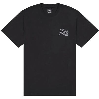 Lee Jeans Big Lee Logo Tee XL x 00 BLACK XL x 00 Lee Jeans Big Lee Logo Tee XL x 00 BLACK XL x 00