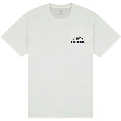 Lee Jeans Small Logo Tee L x 00 BRIGHT WHITE L x 00 Lee Jeans Small Logo Tee L x 00 BRIGHT WHITE L x 00