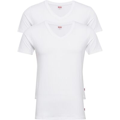 Levi's® Levis Men V-Neck 2P S WHITE S Levi's® Levis Men V-Neck 2P S WHITE S