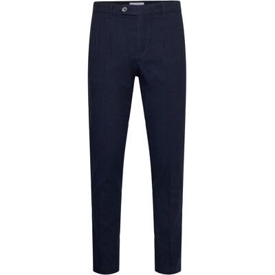 Lindbergh Linen Club Pants M DK BLUE M Lindbergh Linen Club Pants M DK BLUE M