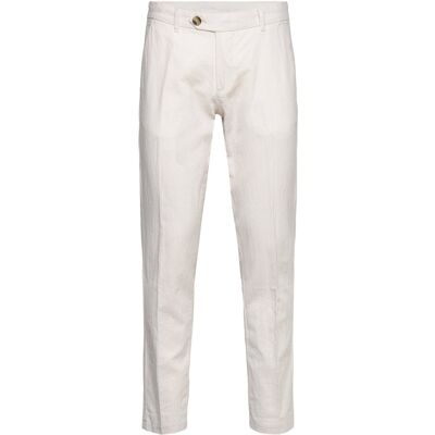 Lindbergh Linen Club Pants M WHITE M Lindbergh Linen Club Pants M WHITE M