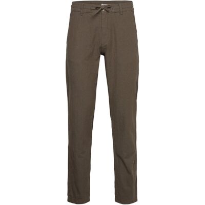 Lindbergh Linen Pants L DK ARMY L Lindbergh Linen Pants L DK ARMY L