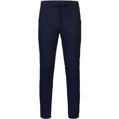 Lindbergh Linen Pants XL DK BLUE XL Lindbergh Linen Pants XL DK BLUE XL