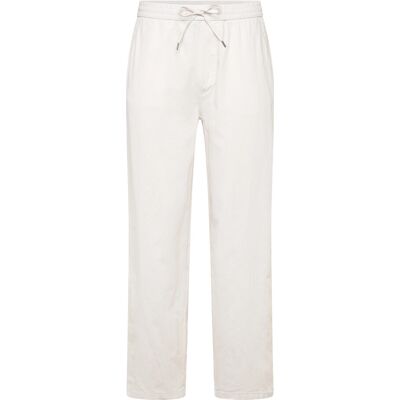 Lindbergh Linen Wide Fit Pants M WHITE M Lindbergh Linen Wide Fit Pants M WHITE M