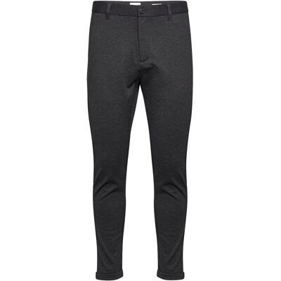 Lindbergh Superflex Knitted Cropped Pant M DK GREY MIX M Lindbergh Superflex Knitted Cropped Pant M DK GREY MIX M