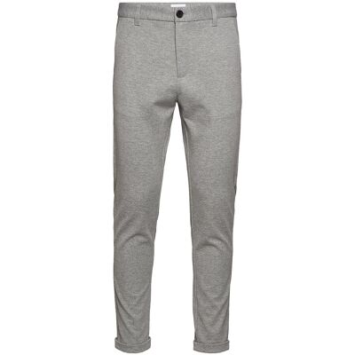 Lindbergh Superflex Knitted Cropped Pant L LT GREY MIX L Lindbergh Superflex Knitted Cropped Pant L LT GREY MIX L