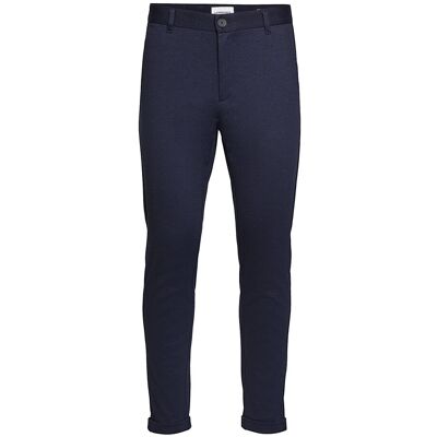 Lindbergh Superflex Knitted Cropped Pant M NAVY MIX M Lindbergh Superflex Knitted Cropped Pant M NAVY MIX M