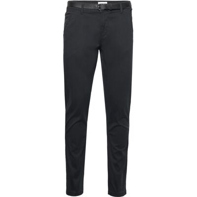 Lindbergh Classic Stretch Chino W?. Belt 38 x 30 BLACK 38 x 30 Lindbergh Classic Stretch Chino W?. Belt 38 x 30 BLACK 38 x 30