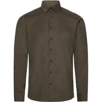 Lindbergh Fine Corduroy Shirt L/S XXL ARMY XXL Lindbergh Fine Corduroy Shirt L/S XXL ARMY XXL