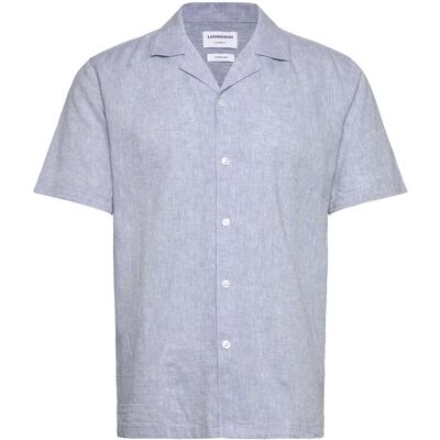 Lindbergh Casual Linen Blend Resort S/S XXL LIGHT BLUE XXL Lindbergh Casual Linen Blend Resort S/S XXL LIGHT BLUE XXL