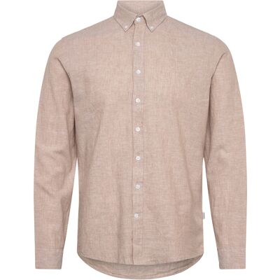 Lindbergh Linen/Cotton Shirt L/S XXL SAND XXL Lindbergh Linen/Cotton Shirt L/S XXL SAND XXL