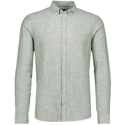 Lindbergh Cotton/Linen Shirt L/S XL ARMY XL Lindbergh Cotton/Linen Shirt L/S XL ARMY XL