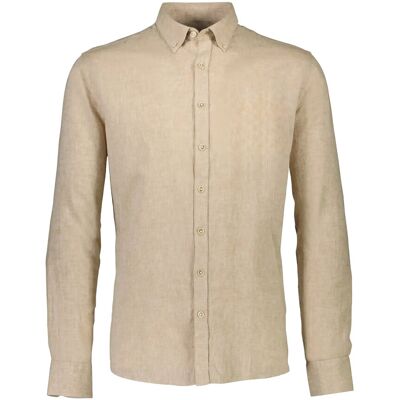 Lindbergh Cotton/Linen Shirt L/S XXL MID SAND XXL Lindbergh Cotton/Linen Shirt L/S XXL MID SAND XXL
