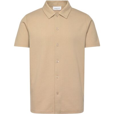 Lindbergh Waffle Short Sleeve Shirt XXL SAND XXL Lindbergh Waffle Short Sleeve Shirt XXL SAND XXL