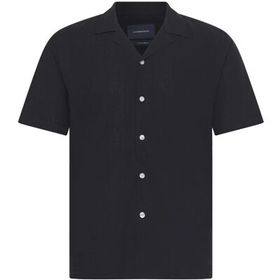 Lindbergh Casual Linen Blend Resort S/Scasual Linen Blend Resort S/S XXXL BLACK XXXL Lindbergh Casual Linen Blend Resort S/Scasual Linen Blend Resort S/S XXXL BLACK XXXL