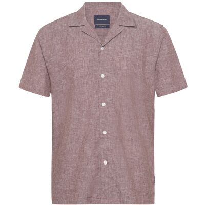 Lindbergh Casual Linen Blend Resort S/Scasual Linen Blend Resort S/S XXXL BURNT CLAY XXXL Lindbergh Casual Linen Blend Resort S/Scasual Linen Blend Resort S/S XXXL BURNT CLAY XXXL