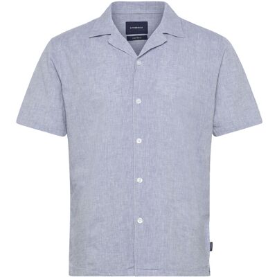 Lindbergh Casual Linen Blend Resort S/Scasual Linen Blend Resort S/S XXL LT BLUE XXL Lindbergh Casual Linen Blend Resort S/Scasual Linen Blend Resort S/S XXL LT BLUE XXL