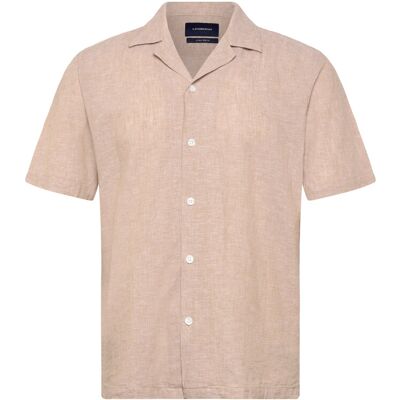 Lindbergh Casual Linen Blend Resort S/Scasual Linen Blend Resort S/S XXL SAND XXL Lindbergh Casual Linen Blend Resort S/Scasual Linen Blend Resort S/S XXL SAND XXL