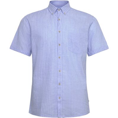 Lindbergh Cotton/Linen Shirt S/Scotton/Linen Shirt S/S XXXL LT BLUE XXXL Lindbergh Cotton/Linen Shirt S/Scotton/Linen Shirt S/S XXXL LT BLUE XXXL