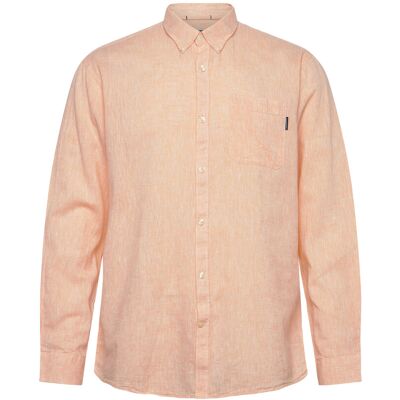 Lindbergh Cotton/Linen Shirt L/S XXL LT PEACH XXL Lindbergh Cotton/Linen Shirt L/S XXL LT PEACH XXL