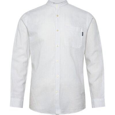 Lindbergh Cotton/Linen Shirt L/S S WHITE S Lindbergh Cotton/Linen Shirt L/S S WHITE S