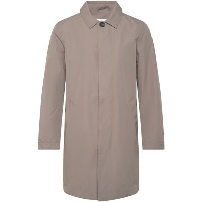 Lindbergh Mac Coat With Detachable Collar L STONE L Lindbergh Mac Coat With Detachable Collar L STONE L