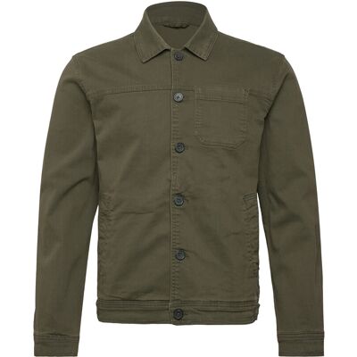 Lindbergh Cropped Length Overshirt XXL ARMY XXL Lindbergh Cropped Length Overshirt XXL ARMY XXL