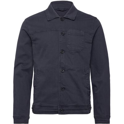 Lindbergh Cropped Length Overshirt M NAVY M Lindbergh Cropped Length Overshirt M NAVY M