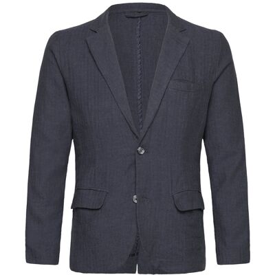 Lindbergh Cotton Linen Blazer XXL NAVY XXL Lindbergh Cotton Linen Blazer XXL NAVY XXL
