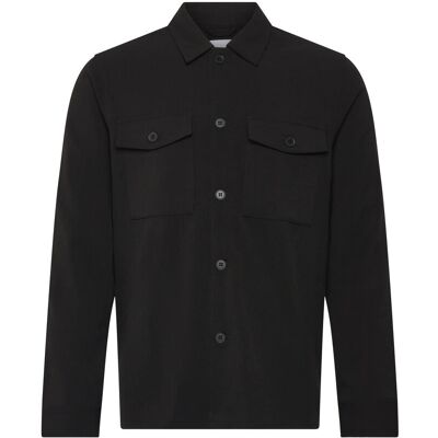 Lindbergh Relaxed Formal Overshirt S BLACK S Lindbergh Relaxed Formal Overshirt S BLACK S