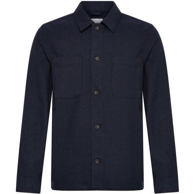 Lindbergh Superflex Brushed Melange Overshirt XXL NAVY MEL XXL Lindbergh Superflex Brushed Melange Overshirt XXL NAVY MEL XXL