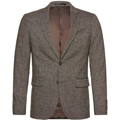 Lindbergh Salt And Pepper Blazer 54 BROWN MIX 54 Lindbergh Salt And Pepper Blazer 54 BROWN MIX 54