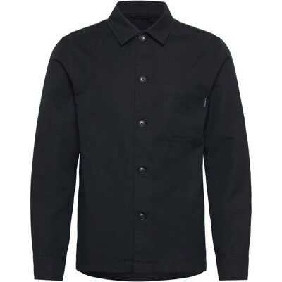Lindbergh Linen Blend Overshirt XL BLACK XL Lindbergh Linen Blend Overshirt XL BLACK XL