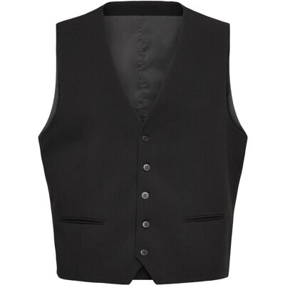 Lindbergh Superflex Relaxed Waistcoat S BLACK S Lindbergh Superflex Relaxed Waistcoat S BLACK S