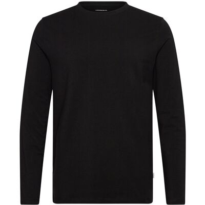 Lindbergh Basic O-Neck Stretch Tee L/S S BLACK S Lindbergh Basic O-Neck Stretch Tee L/S S BLACK S