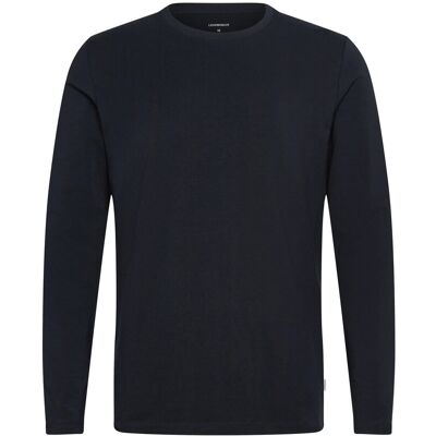 Lindbergh Basic O-Neck Stretch Tee L/S L NAVY L Lindbergh Basic O-Neck Stretch Tee L/S L NAVY L