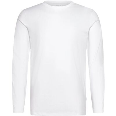 Lindbergh Basic O-Neck Stretch Tee L/S M WHITE M Lindbergh Basic O-Neck Stretch Tee L/S M WHITE M