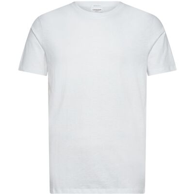 Lindbergh Organic Slub Yarn O-Neck Tee S/S XXXL WHITE XXXL Lindbergh Organic Slub Yarn O-Neck Tee S/S XXXL WHITE XXXL