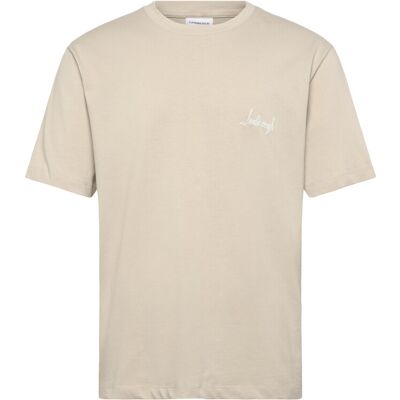 Lindbergh Oversized O-Neck Signature Tee S/S XXXL LT GREY STONE XXXL Lindbergh Oversized O-Neck Signature Tee S/S XXXL LT GREY STONE XXXL