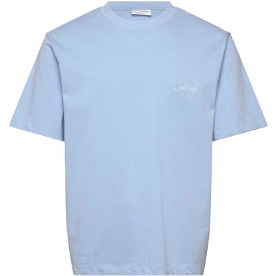 Lindbergh Oversized O-Neck Signature Tee S/S XXXL SOFT BLUE XXXL Lindbergh Oversized O-Neck Signature Tee S/S XXXL SOFT BLUE XXXL