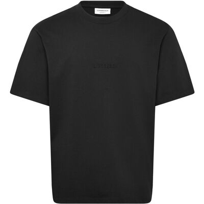 Lindbergh Oversized Brand Carrier Tee S/S S BLACK S Lindbergh Oversized Brand Carrier Tee S/S S BLACK S